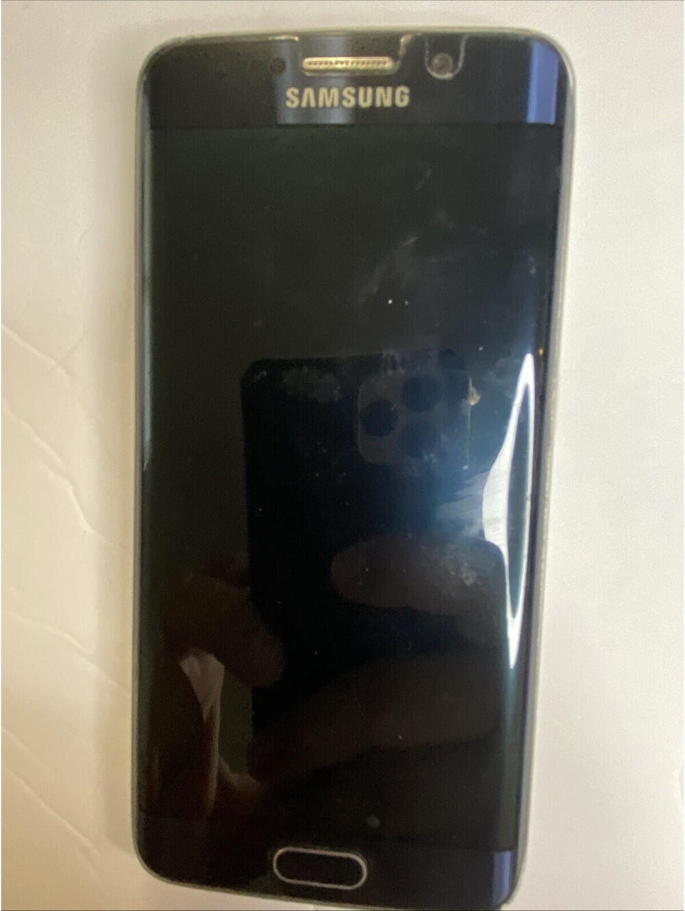 Samsung Galaxy S6 Edge 64 GB Black Sapphire - Unknown Carrier, Damaged, Untested